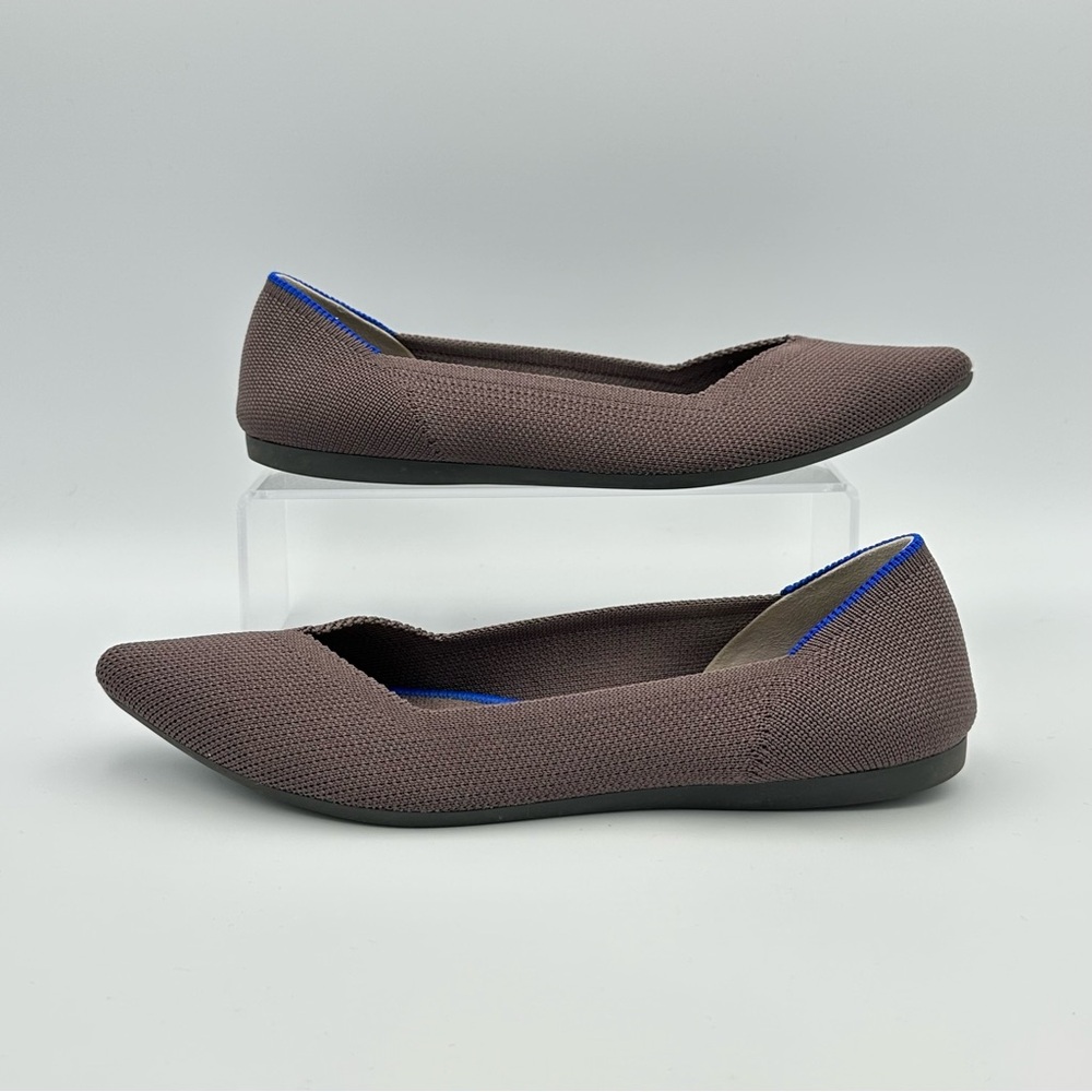 Rothy’s The Point Women’s 7W US Purple Flats Slip On Casual Shoes - Picture 6 of 9